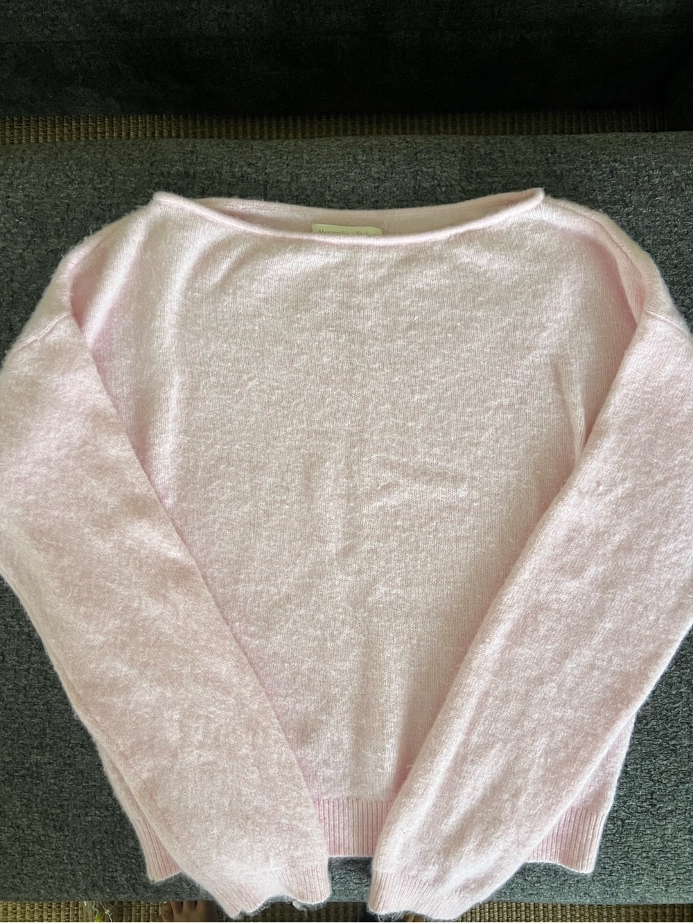 Abercrombie & Fitch Merino Wool Off Shoulder Sweater